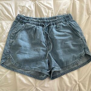 American Eagle soft denim look shorts size xs NWOT